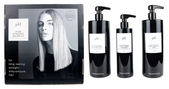 Набір для волосся pH Argan&Keratin Pure Straight Salon Kit