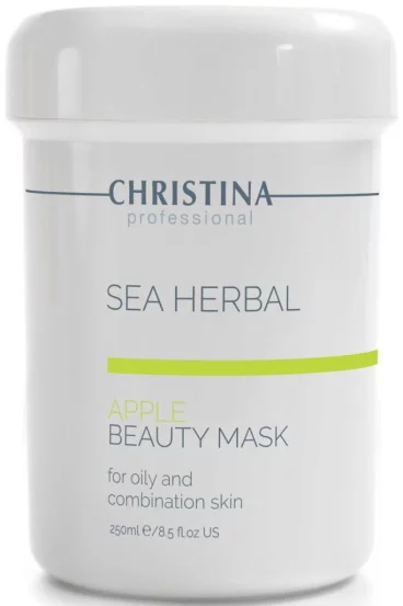Яблочная маска для жирной и комбинированной кожи Christina Sea Herbal Apple Beauty Mask, 60 мл