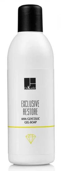Очищающий гель с кислотой АНА Dr.Kadir Exclusive Restore AHA Glycolic Gel-Soap, 200 мл