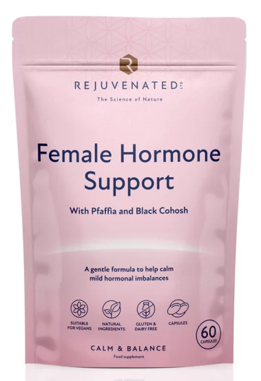 Капсулы для поддержания женских гормонов Rejuvenated Female Hormone Support, 60 капсул