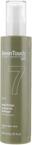Флюид для кудрявых волос 7 Seven Touch Anti-Frizz Leave-In Definer, 200 мл