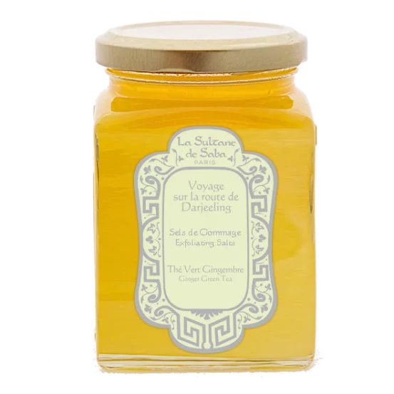 Гомар для тіла соляної La Sultane De Saba з імбиром і зеленим чаєм,