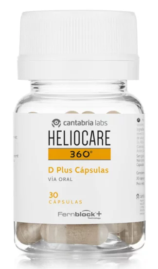 Комплексная антиоксидантная защита Cantabria Heliocare 360 D Plus, 30 капсул