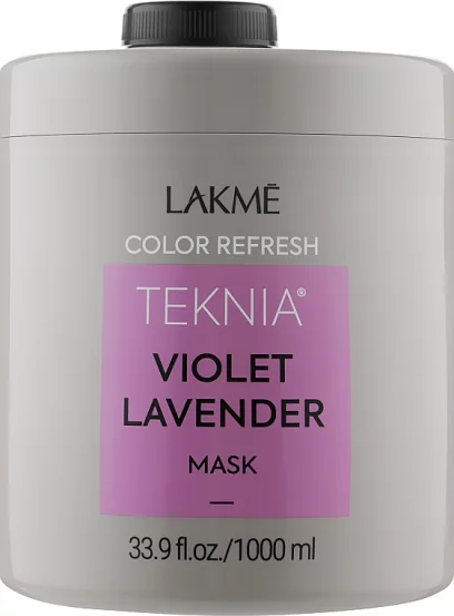 Маска для оновлення кольору фіолетових відтінків волосся Lakme Teknia Color Refresh Violet Lavender Mask, 250 мл