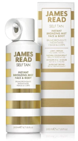 Спрей-автозагар для обличчя та тіла James Read Instant Bronzing Mist, 200 мл
