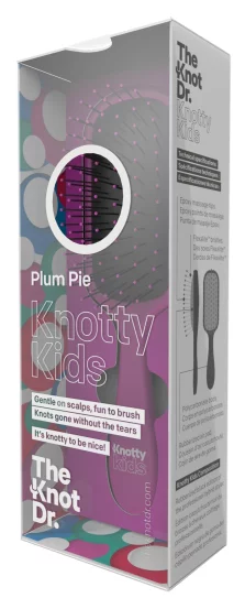 Гребінець для волосся The Knot Dr. Knotty Kids Plum Pie