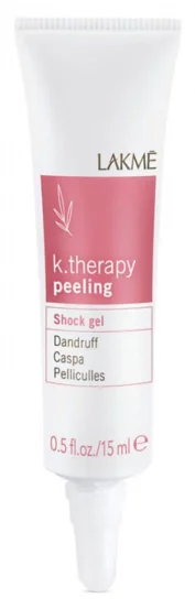 Быстродействующий гель для волос от перхоти Lakme K.Therapy Peeling Shock Gel, 6х15 мл