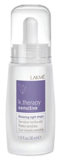 Ночной лосьон для чувствительной кожи головы и волос Lakme K.Therapy Relaxing Sensitive Night Drops, 30 мл