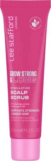 Стимулирующий скраб для кожи головы для усиления роста волос Lee Stafford Grow Strong & Long Stimulating Scalp Scrub, 100 мл