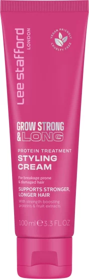 Протеїновий крем для стайлінгу Lee Stafford Grow Strong & Long Protein Treatment Styling Cream, 100 мл