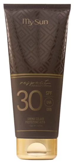 Сонцезахисний крем для обличчя та тіла з високим ступенем захисту MySun Respect Global Sun Defense SPF30, 200 мл