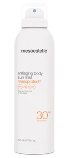 Сонцезахисний спрей для тіла з антивіковим ефектом Mesoestetic Anti aging Facial Sun Mist SPF 30+