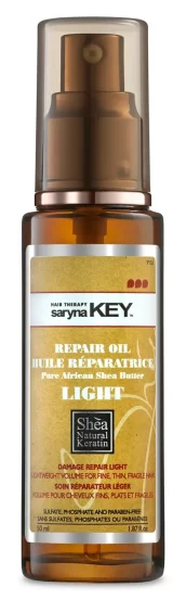 Масло для восстановления тонких волос облегченная формула Saryna Key Damage Repair Light Oil, 50 мл