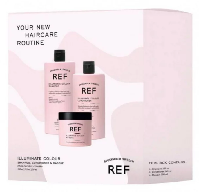Трио набор Для окрашенных волос REF Care Routine Illuminate Colour