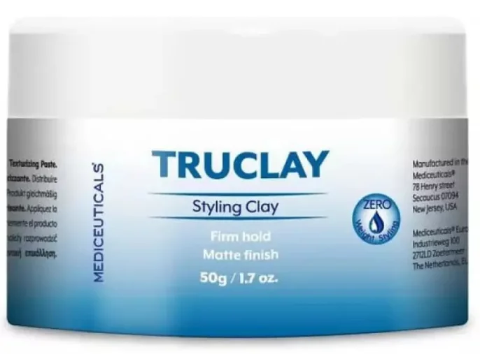 Матовая моделирующая глина средней фиксации Mediceuticals Truclay Styling Clay, 50 мл