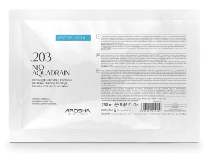 Дренажний бандаж Ніо Аква Дрейн 4 проц. Arosha 203 Nio Aqua Drain Box/4 treatm
