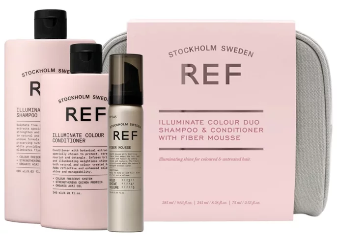 Набор с косметичкой "Для крашеных волос" REF Beauty Bag Illuminate Colour