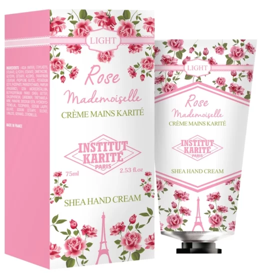 Крем для рук Institut Karite Paris Light Shea Hand Cream Rose Mademoiselle, 30 мл