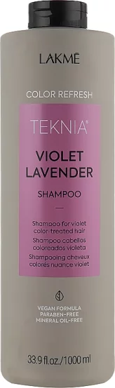 Шампунь для оновлення кольору фіолетових відтінків волосся Lakme Teknia Color Refresh Violet Lavender Shampoo, 300 мл