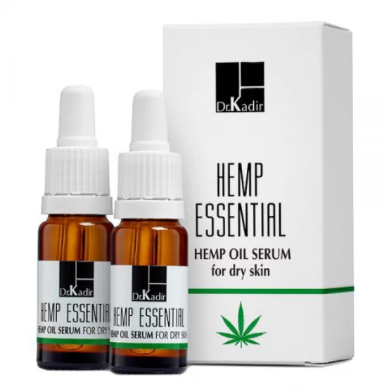 Олія-сироватка з екстрактом Канабіс для сухої шкіри Dr.Kadir Hemp Oil Serum for Dry Skin, 2х10 мл