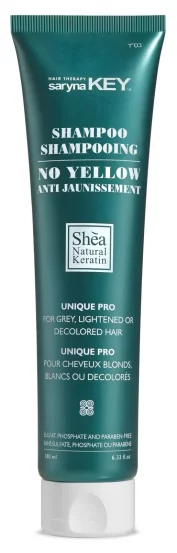 Шампунь для нейтралізації жовтого пігменту Saryna Key Unique Pro No-Yellow Shampoo, 180 мл