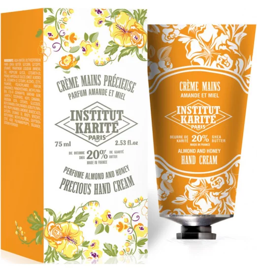 Крем для рук Institut Karite Paris Shea Hand Cream So Precious Almond & Honey, 75 мл