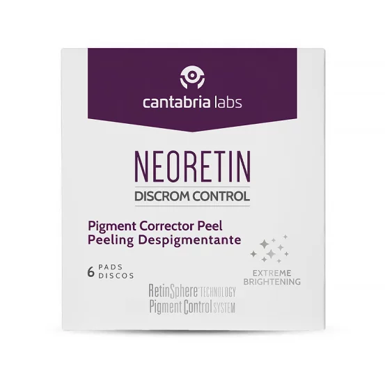 Осветляющий пилинг для лица Cantabria Labs Neoretin Discrom Control Pigment Peel Pads, 6x1 мл